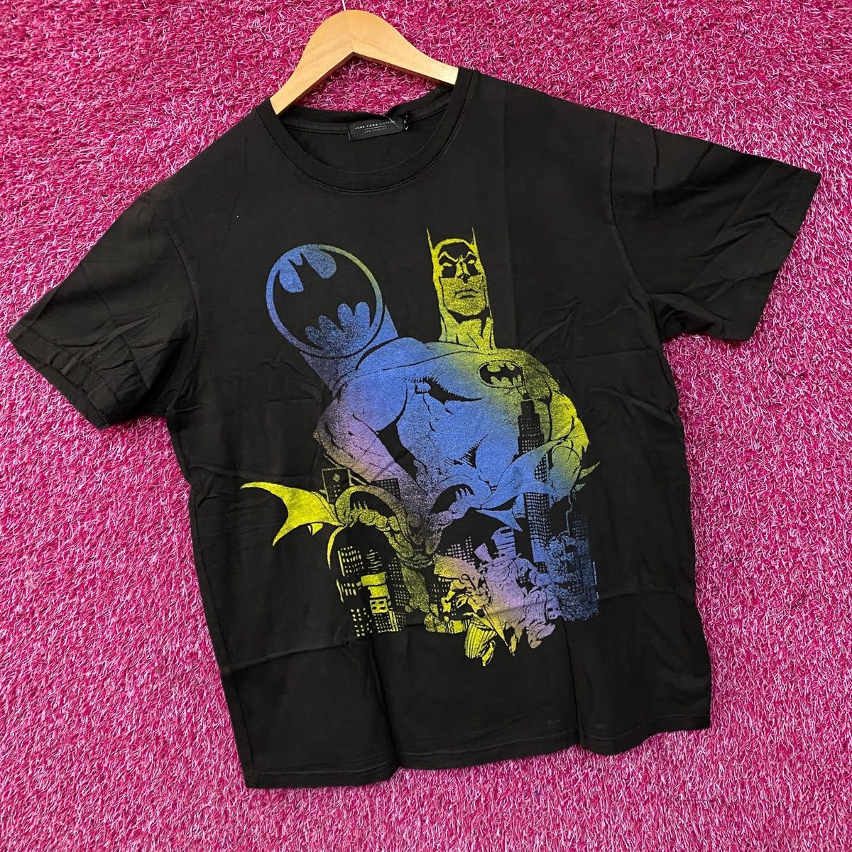 Junk Food Clothing BATMAN Gradient Retro Style Women's Tee XL