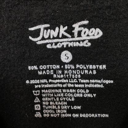 Junk Food Clothing NFL Pittsburgh Steelers Helmet Flea Market Crew Fleece Sweatshirt Small