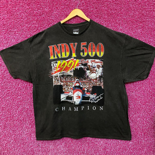 Nascar Indy 500 Rick Mears 1991 Champion T-Shirt 2XL