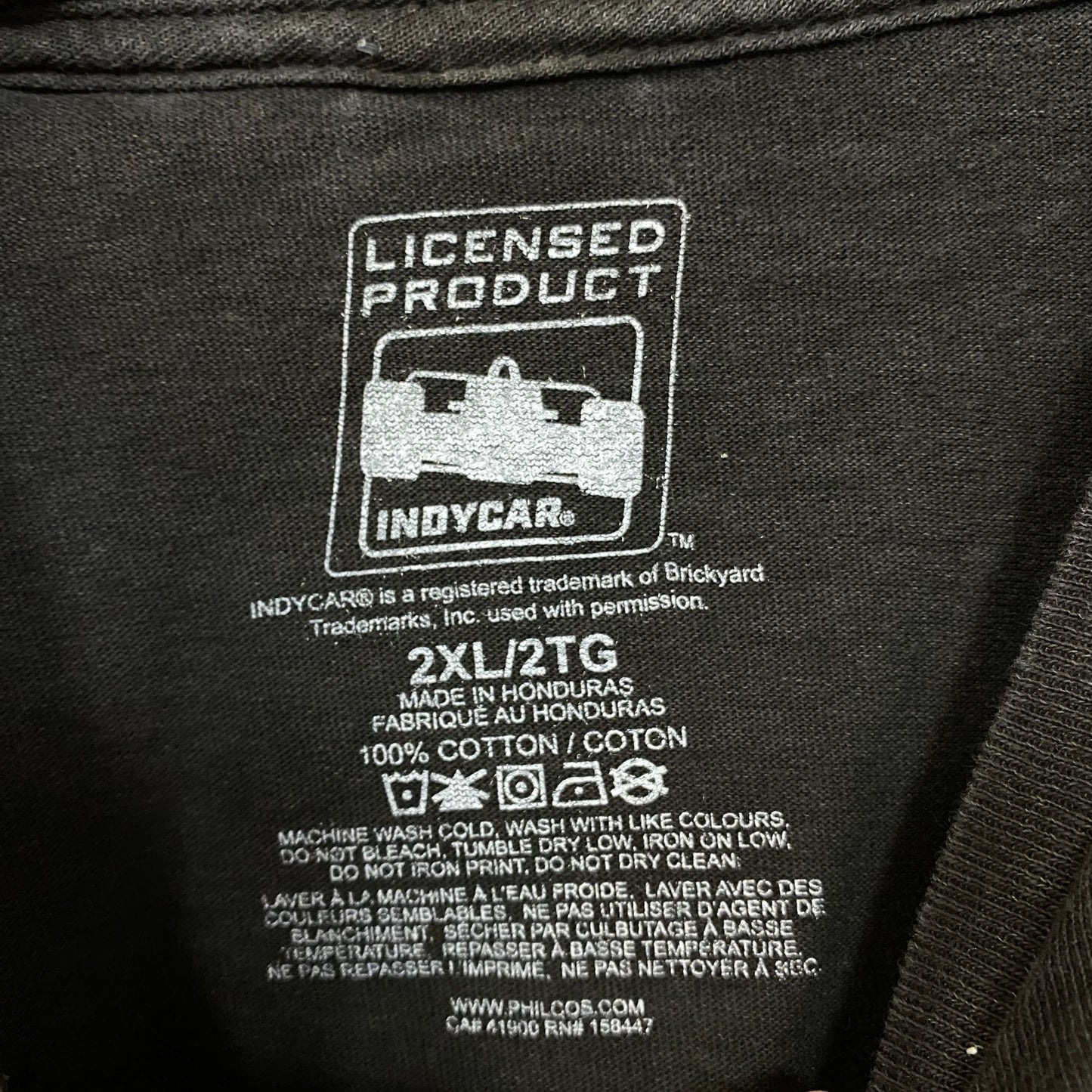 Nascar Indy 500 Rick Mears 1991 Champion T-Shirt 2XL