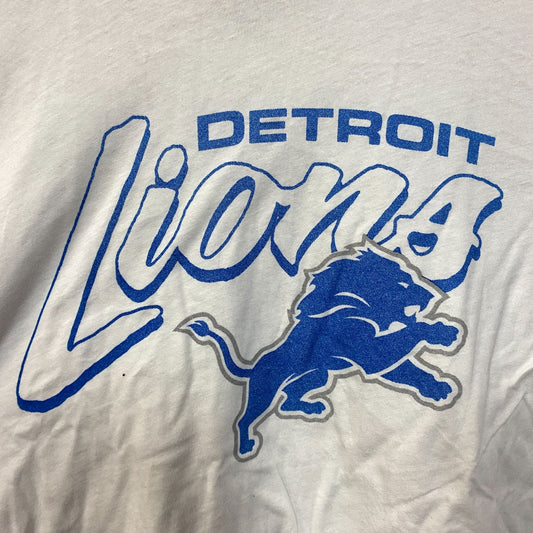 Junk Food NFL Detroit Lions Long Sleeve Cropped T-Shirt XS