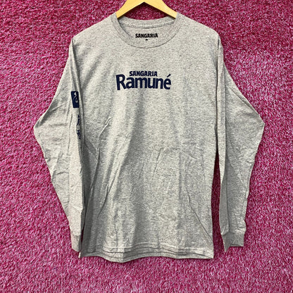 Sangaria Ramune Promo Gray Long Sleeve Medium