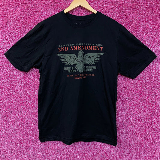 Bass Pro Shops 2nd Amendment Eagle Graphic T-shirt Large
