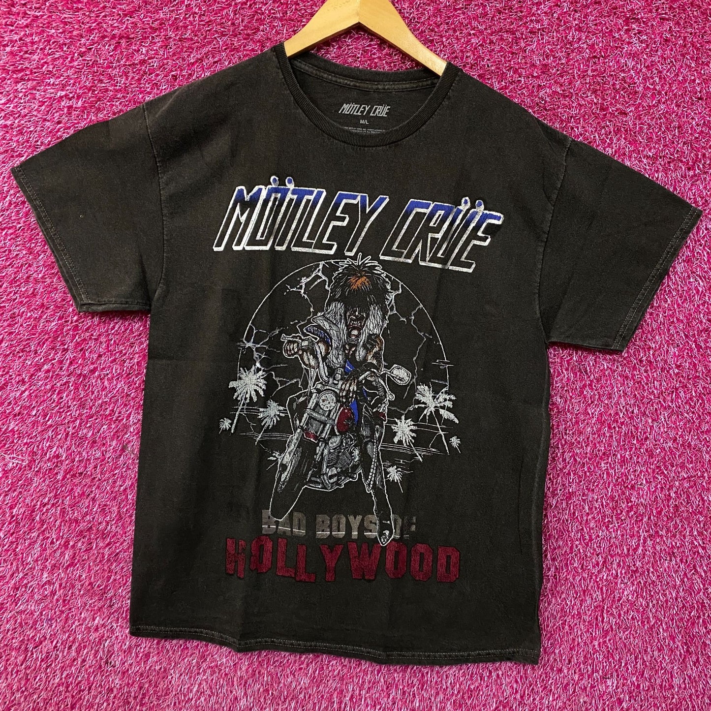 Mötley Crüe Bad Boys of Hollywood Graphic T-Shirt M/L