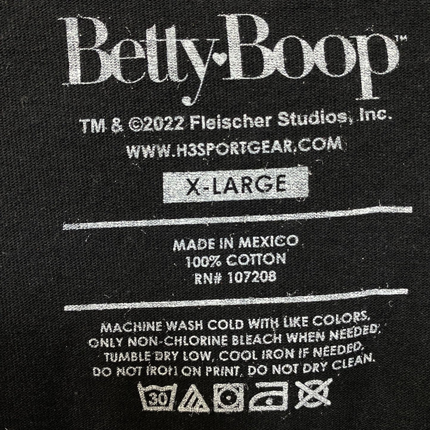 Betty Boop Dream In Rose Pin Up Retro T-Shirt XL