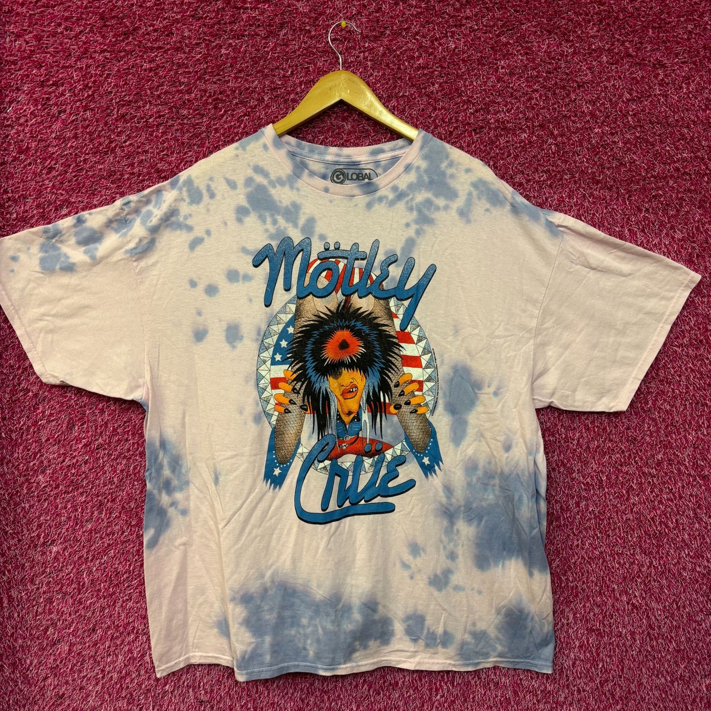 Motley Crue Dr Feel Good Tie dye tshirt size 3XL