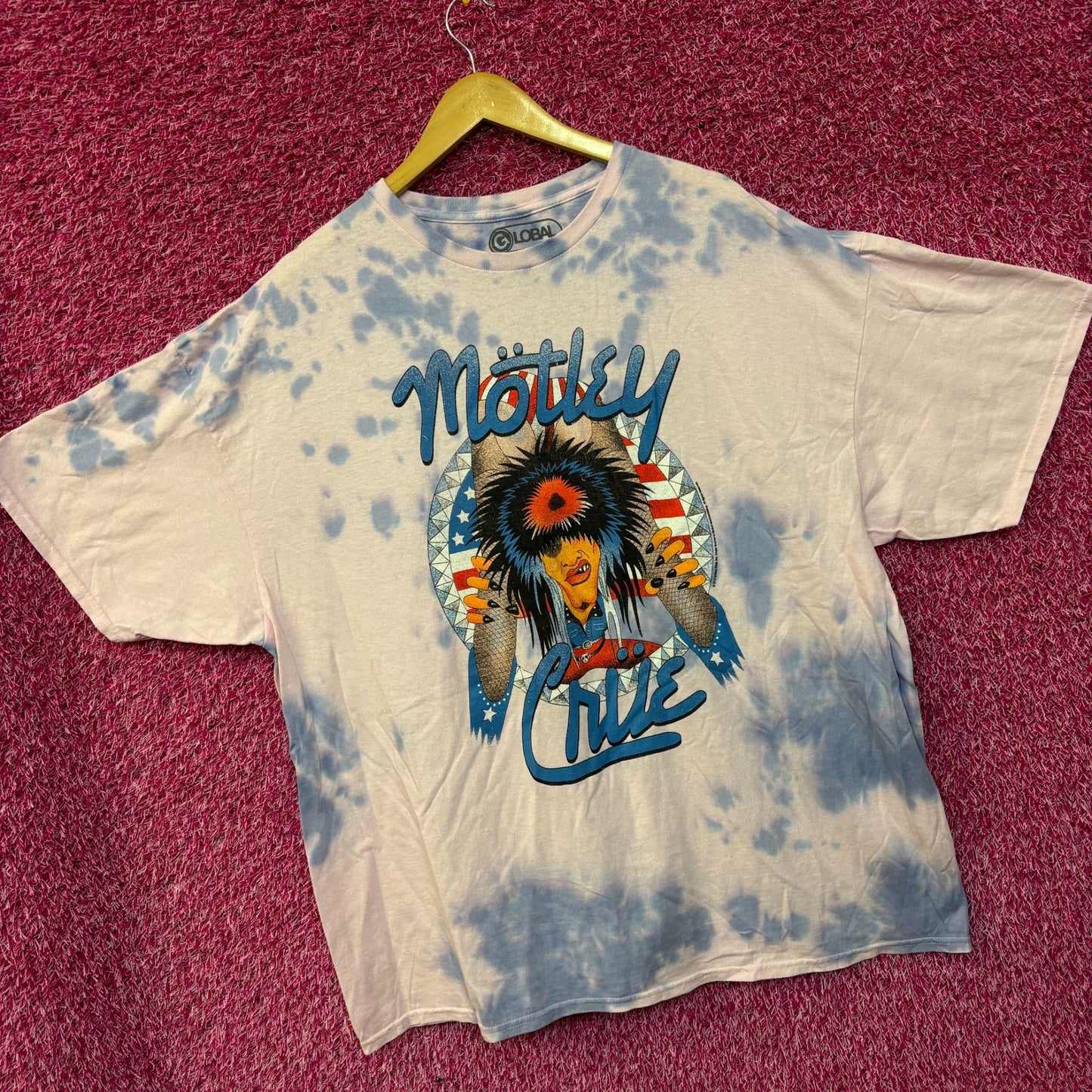 Motley Crue Dr Feel Good Tie dye tshirt size 3XL