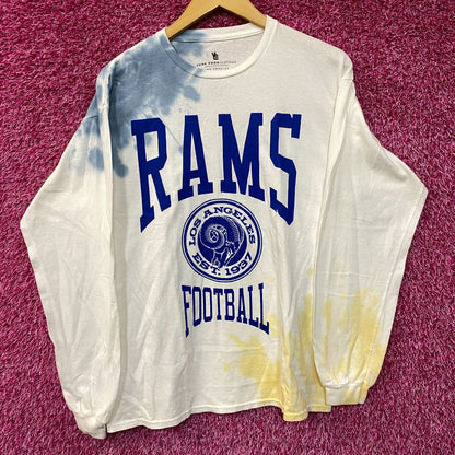 NFL Franchise NFC West Los Angeles Rams Tie-Dye Long Sleeve Medium