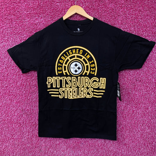 Junk Food Clothing Pittsburgh Steelers Kickoff Crew Shirt Medium