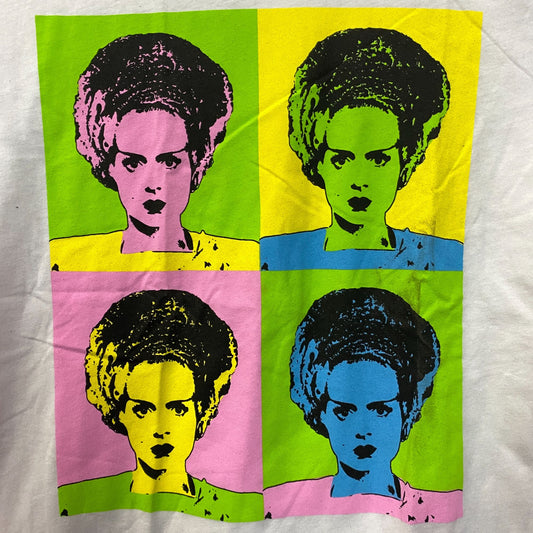 The Bride Of Frankenstein Monster Pop Art T-Shirt Small