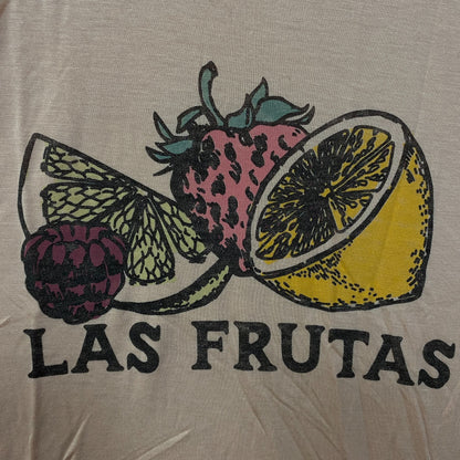 Junk Food Clothing Las Frutas Vintage Style Tissue Women's Crop Tank XS