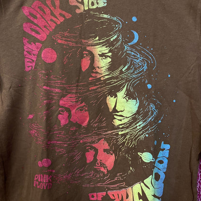 Pink Floyd Dark Side Of The Moon Faces Vintage Style T-Shirt Medium