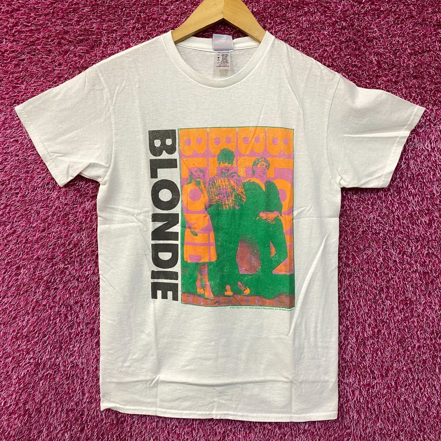 Blondie American Rock Band Graphic Design T-Shirt Extra small