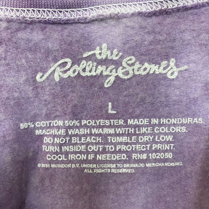 The Rolling Stones Hot Lips Tie-Dye Crewneck Sweatshirt Large