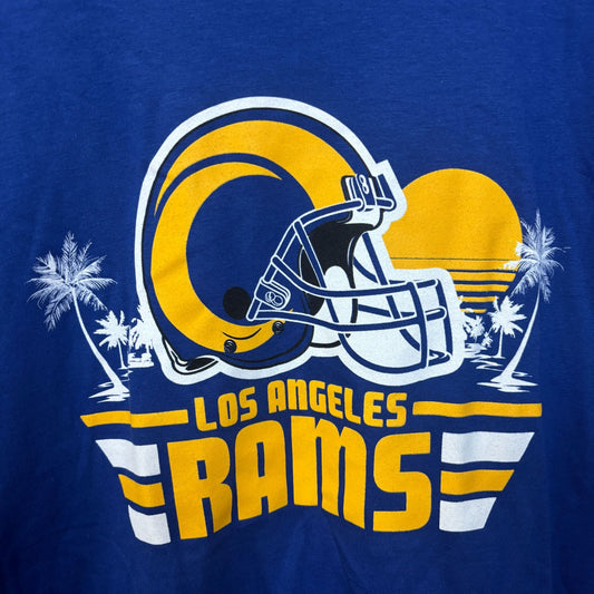 Los Angeles Rams NFL Helmet Beach Tailgate Long Sleeve medium