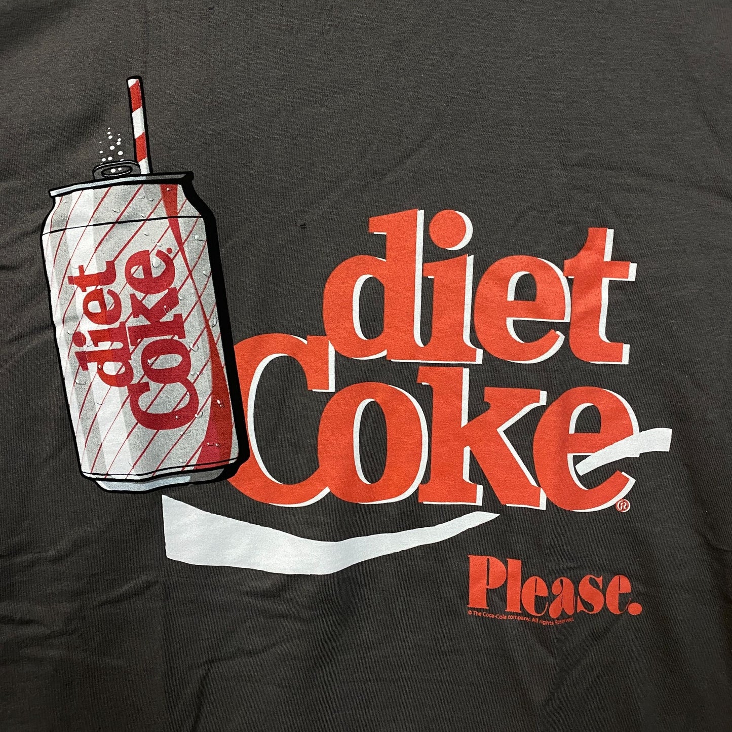 Coca-Cola Diet Coke Please Graphic T-Shirt XL
