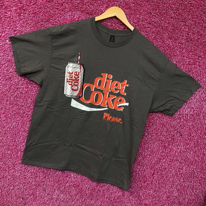 Coca-Cola Diet Coke Please Graphic T-Shirt XL