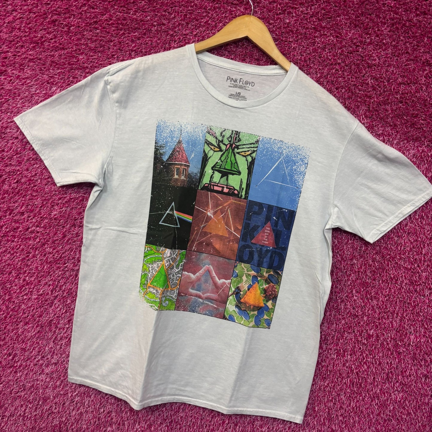 Pink Floyd Dark Side of the Moon album T-shirt size large
