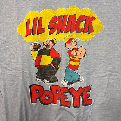 Popeye Lil Snack Urban Streetwear Duo Animated Series Tee L