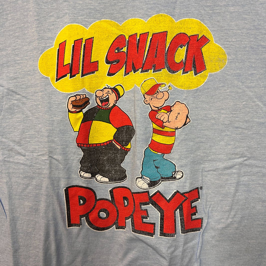 Popeye Lil Snack Urban Streetwear Duo Animated Series Tee L