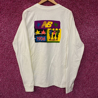 New Balance Made in USA Graphic Long Sleeve T-Shirt Medium