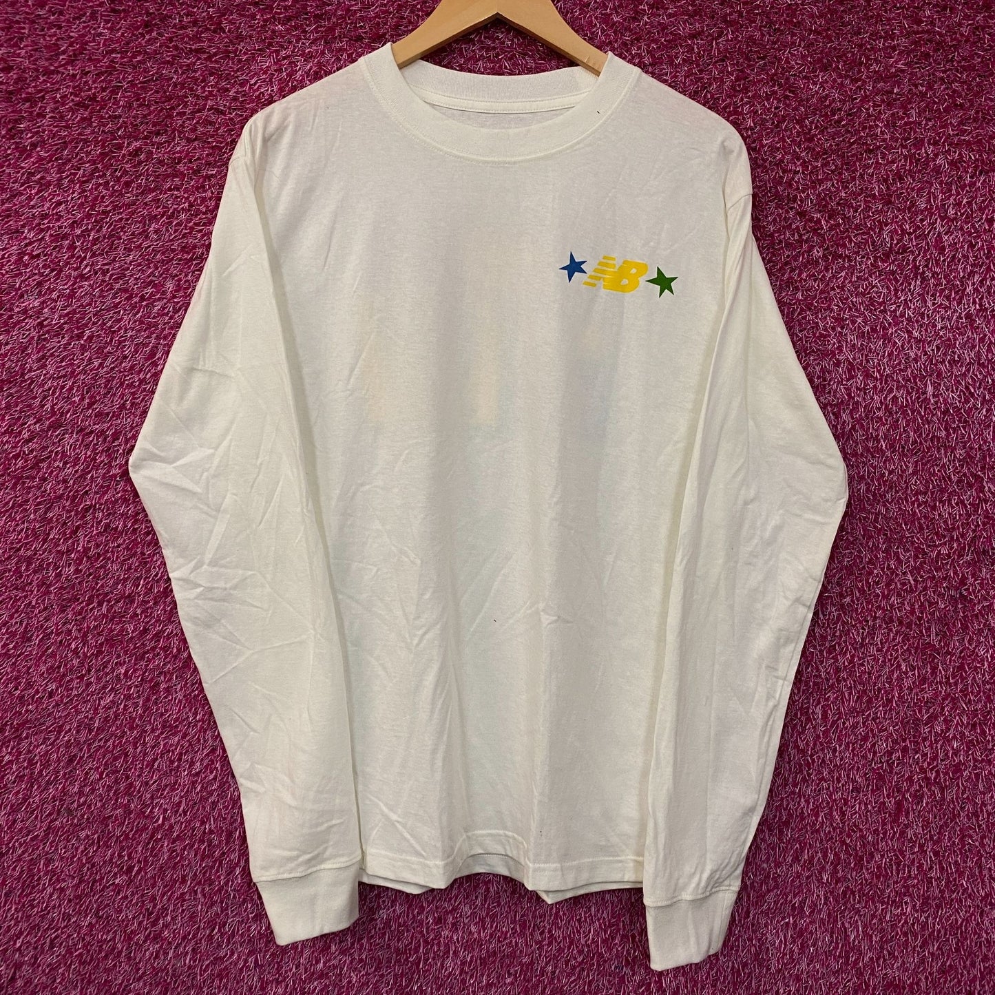 New Balance Made in USA Graphic Long Sleeve T-Shirt Medium