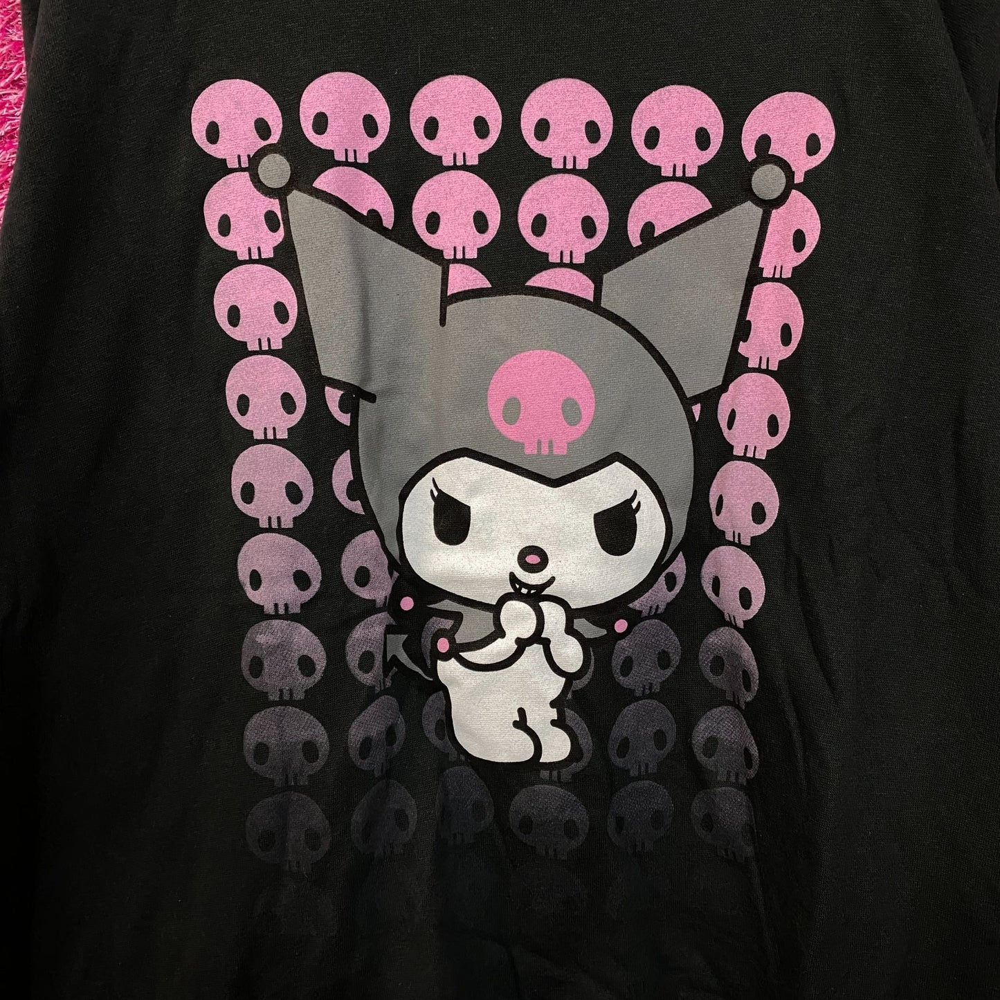 Kuromi skulls Crewneck sweater size 2x