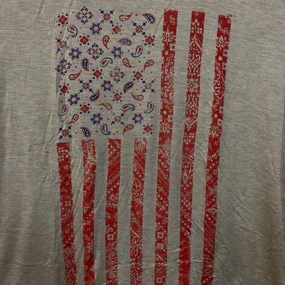 Maurices Printed American Flag Women's Graphic Tissue T-Shirt Medium