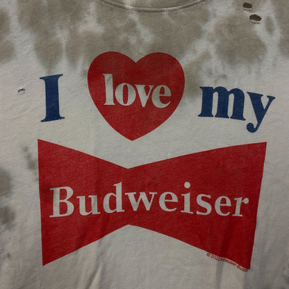Junk Food Women's I Love My Budweiser Retro Tee Medium
