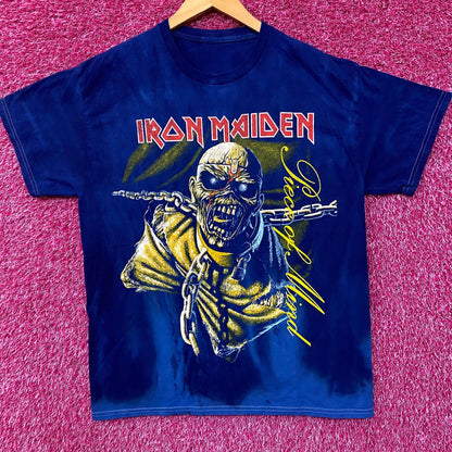 Iron Maiden Piece of Mind Heavy Album Art Metal Tie Dye Medium