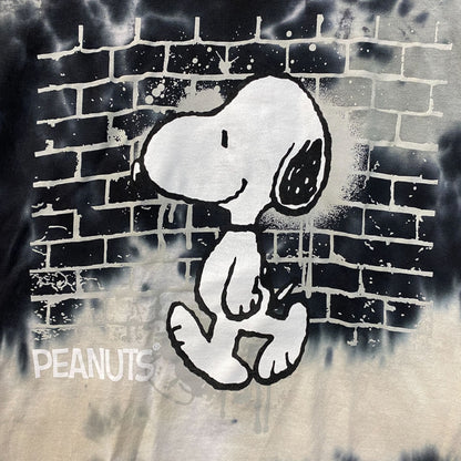 Peanuts Snoopy Wall Tie Dye T-Shirt Small