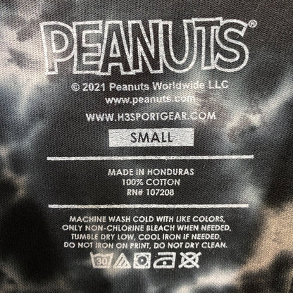 Peanuts Snoopy Wall Tie Dye T-Shirt Small