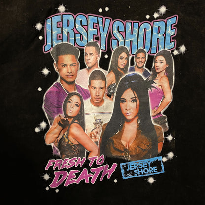 Jersey Shore Fresh To Death Collage Graphic T-Shirt 3XL