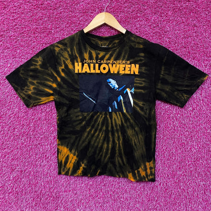 John Carpenter's Halloween Micheal Myers Tie Dye Cropped T-Shirt Small