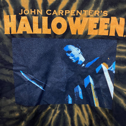 John Carpenter's Halloween Micheal Myers Tie Dye Cropped T-Shirt Small
