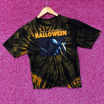 John Carpenter's Halloween Micheal Myers Tie Dye Cropped T-Shirt Small