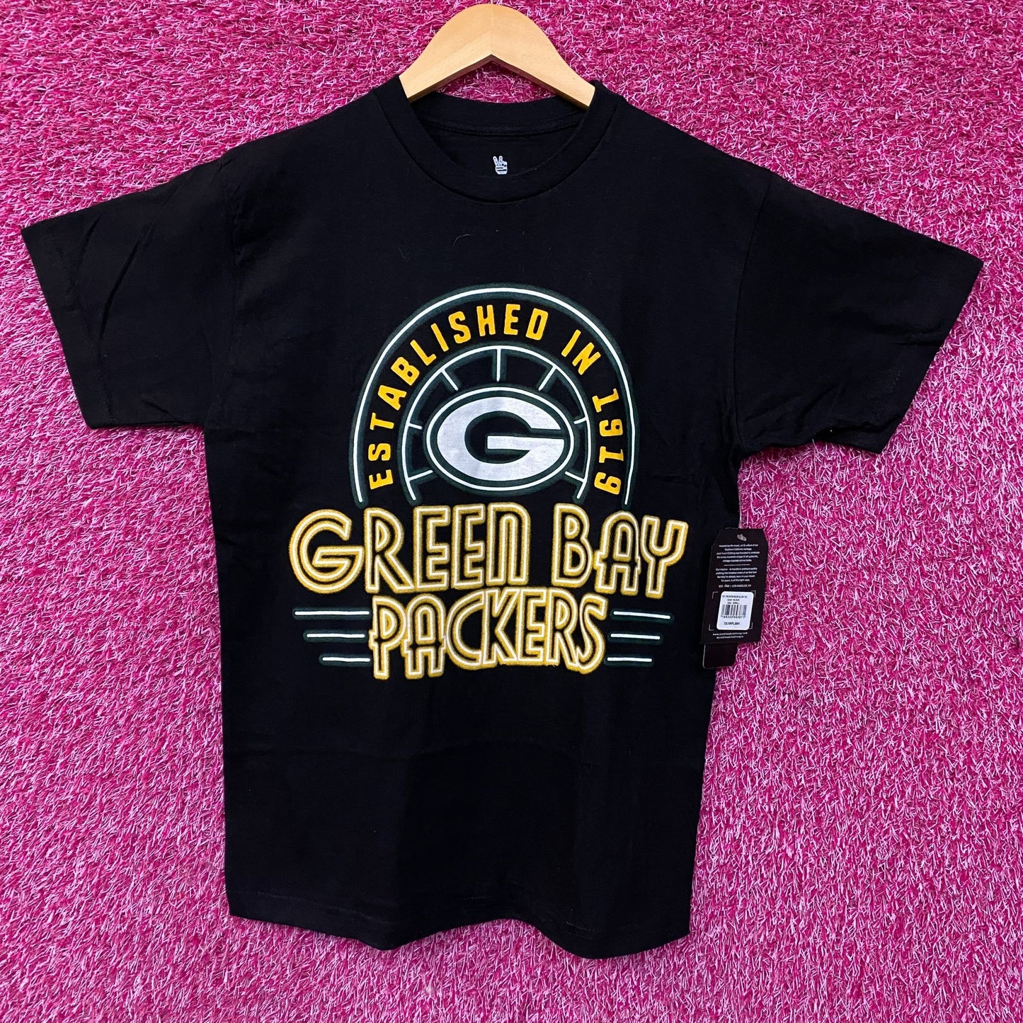 NFL Green Bay Packer Established In 1919 Graphic T-Shirt Small