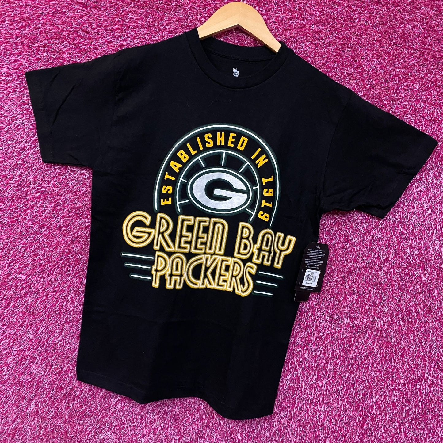 NFL Green Bay Packer Established In 1919 Graphic T-Shirt Small