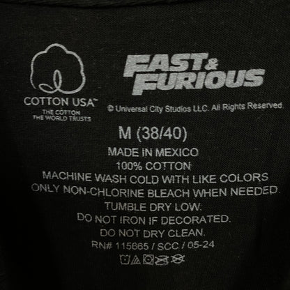 Fast & Furious Graphic Tee Shirt Medium