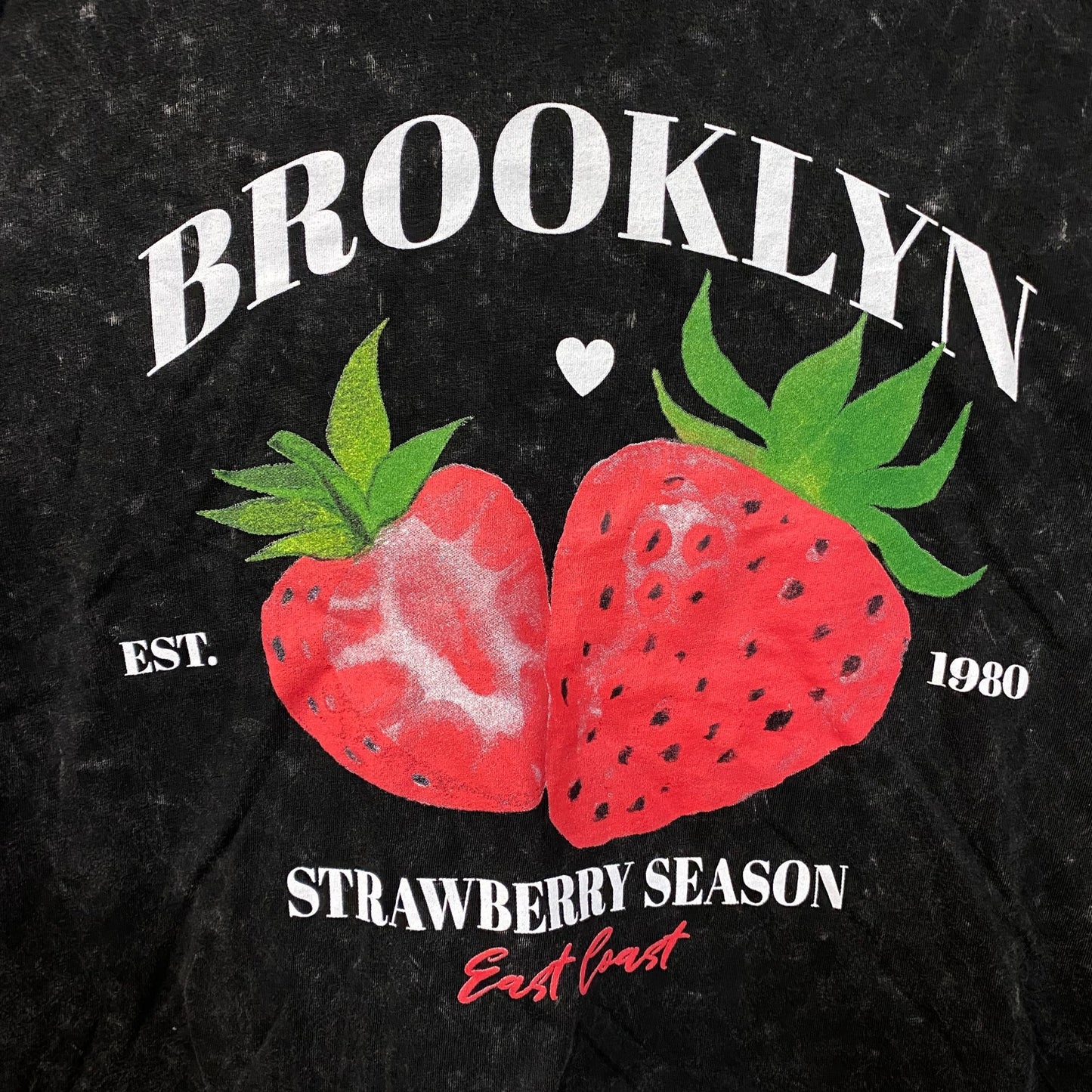 Rebellious One Brooklyn Strawberry Season Graphic Women's Crop Medium