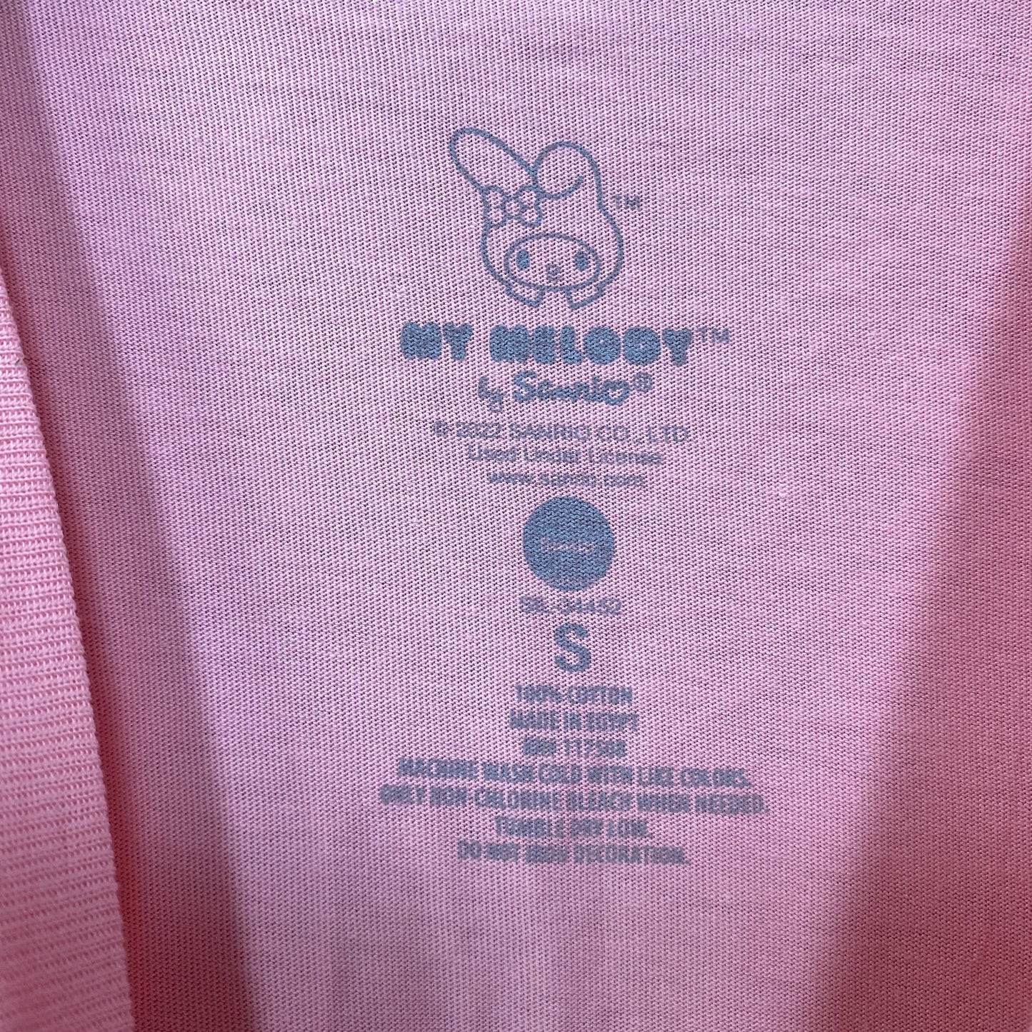 My Melody Kawaii Strawberry Fields Forever Sanrio T-Shirt Small