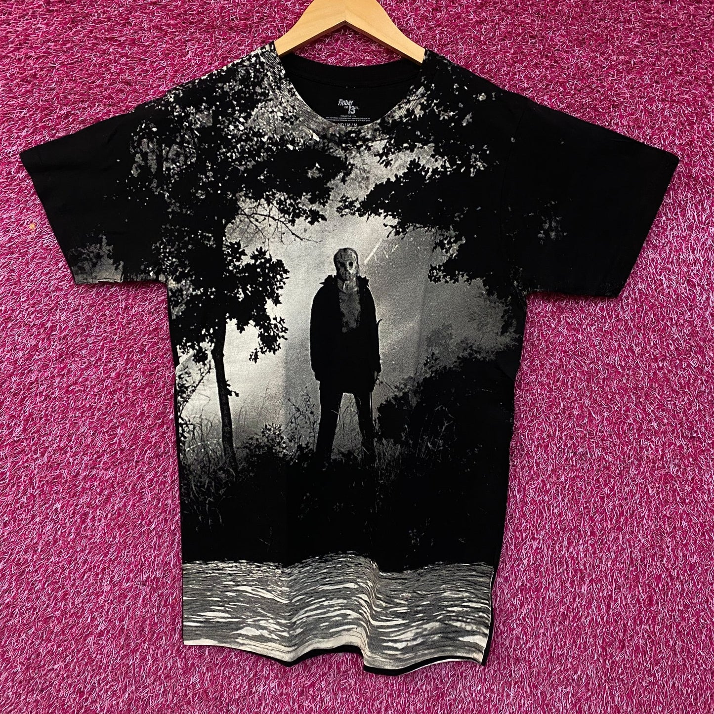 Friday the 13th Jason Forest Graphic T-Shirt Medium