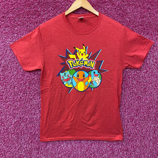 Pokémon Starter Pokemon anime Tshirt size Small