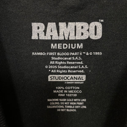 Rambo "One Man, One War" Graphic T-Shirt Medium