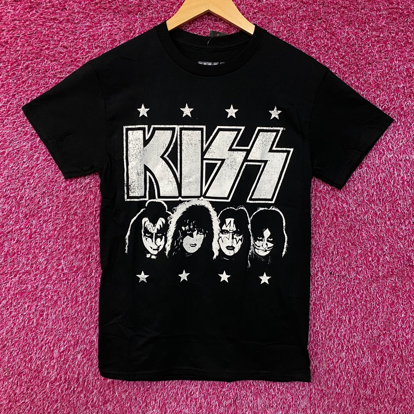 KISS Rock Band Members Graphic T-Shirt Small