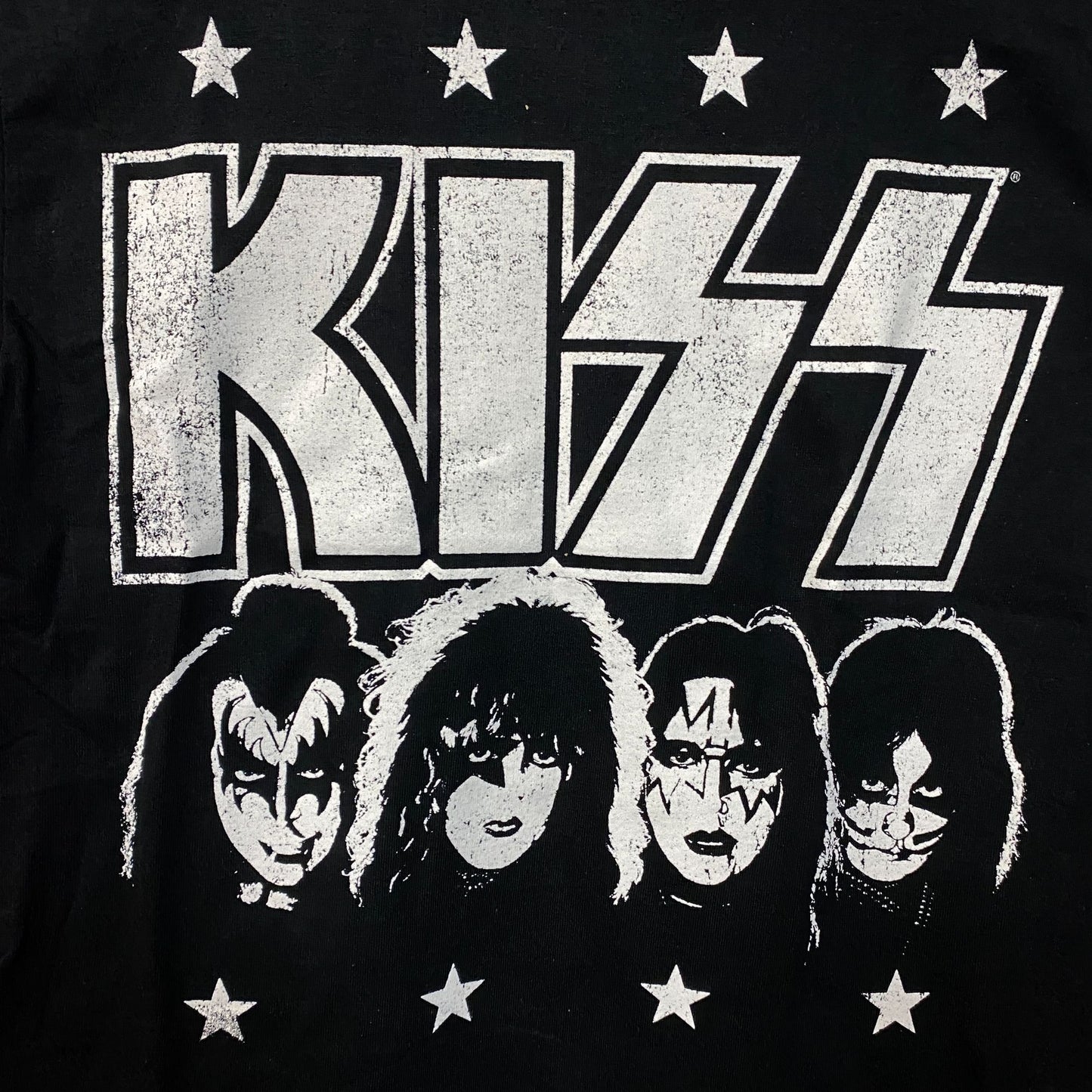 KISS Rock Band Members Graphic T-Shirt Small