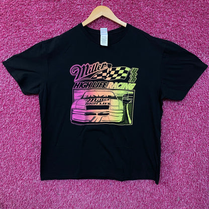 Junk Food Clothing Miller High Life Racing Graphic T-Shirt XL