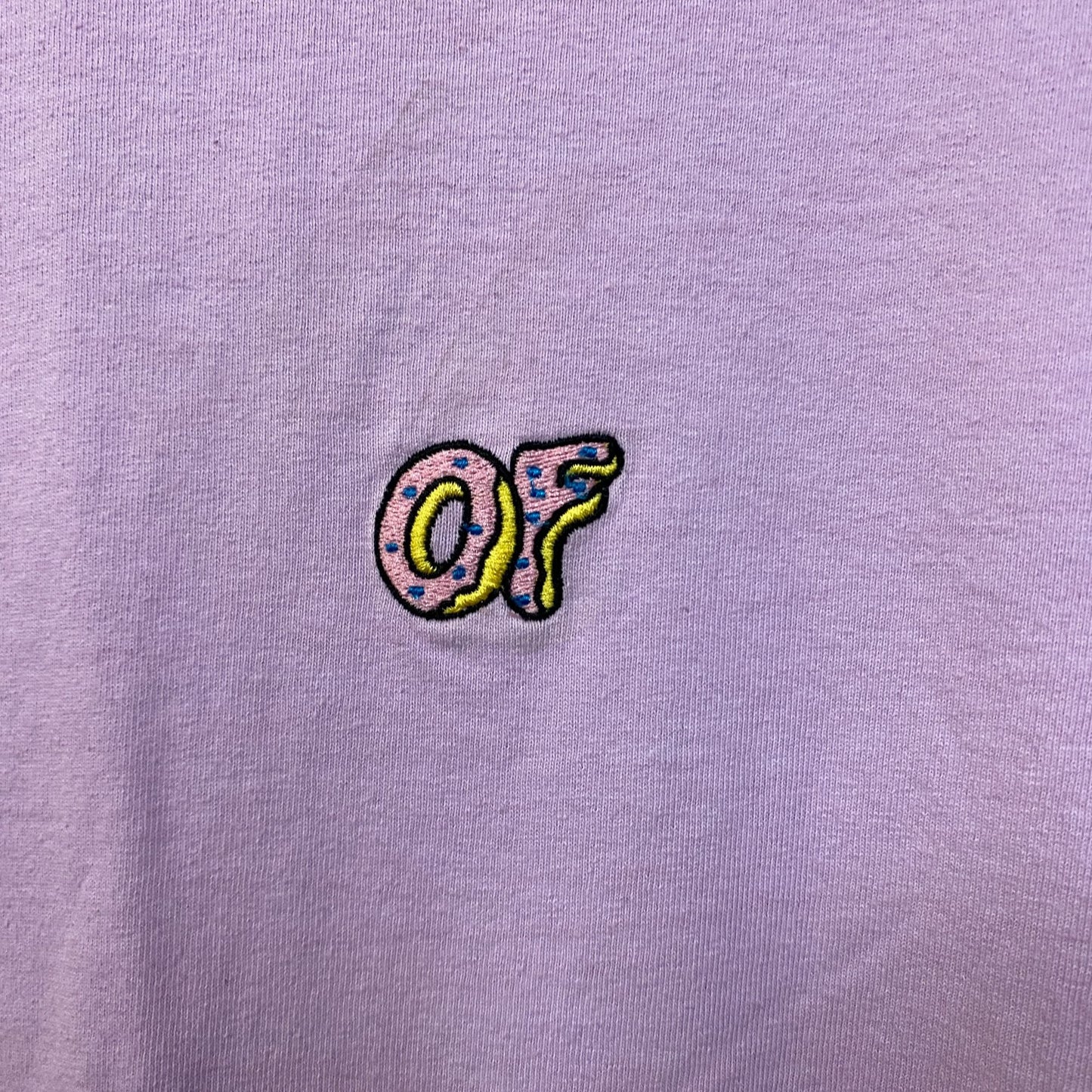 Odd future Embroidered Logo Purple Tshirt size Medium