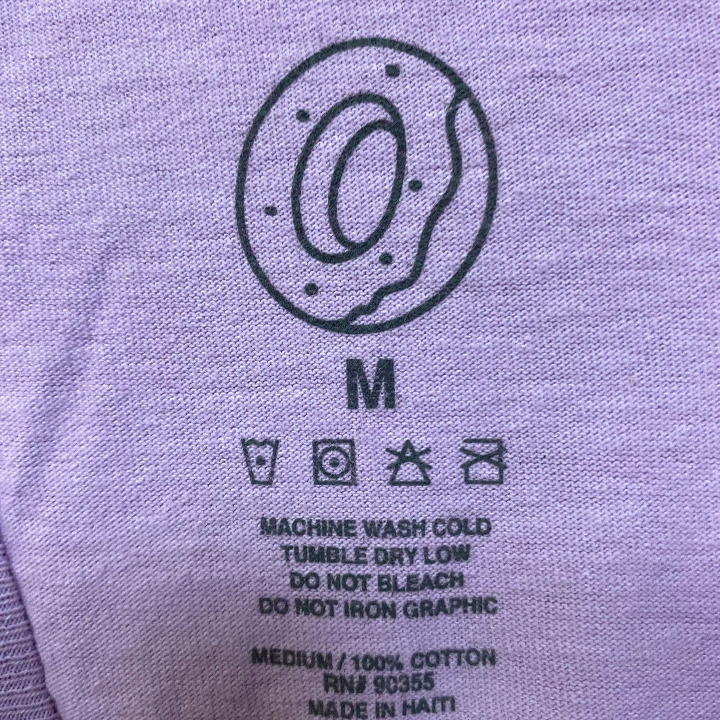 Odd future Embroidered Logo Purple Tshirt size Medium