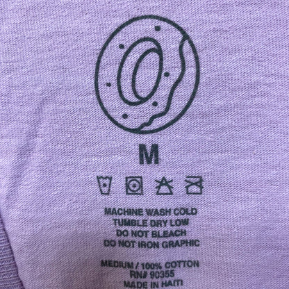 Odd future Embroidered Logo Purple Tshirt size Medium